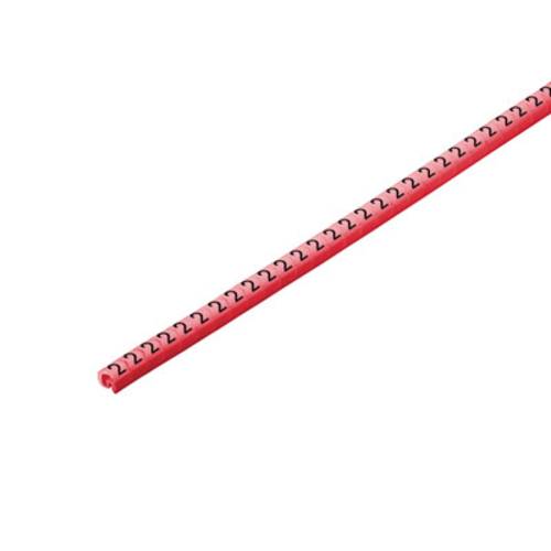 Weidmüller CLI C 02-3 RT/SW 2 CD Kennzeichnungsring Aufdruck 2 Außendurchmesser-Bereich 1.3 bis 3m von Weidmüller