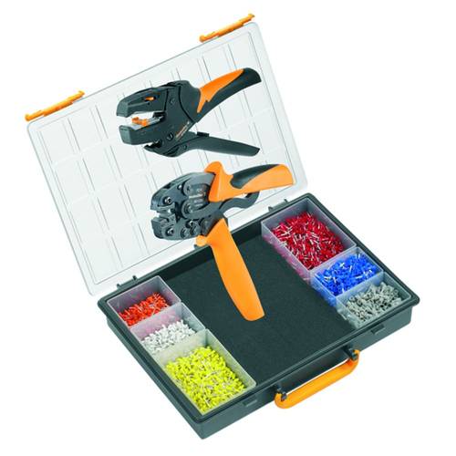 Weidmüller CRIMP-SET PZ 4 D 9028630000 Crimpzangen-Set Aderendhülsen 5 bis 4mm² Inkl. Abisolierza von Weidmüller