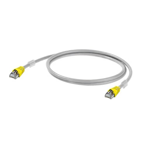 Weidmüller Cat6a S/FTP, 0,4 m Netzwerkkabel 0,4 m S/FTP (S-STP) grau – Netzwerkkabel (0,4 m, 0,4 m, Cat6a, S/FTP (S-STP), RJ-45, Grau) von Weidmüller