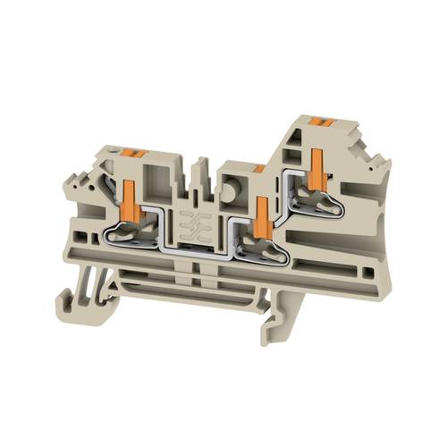 Weidmüller Durchgangs-ReihenklemmeUSH IN, 2.5 mm², 800 V, 24 A, Anzahl Anschlüsse: 3 AL3C 2.5 284 Weidmüller Durchgangs-ReihenklemmeUSH IN, 2.5 mm², 800 V, 24 A, Anzahl Anschlüsse: 3 AL3C 2.5 284 von Weidmüller