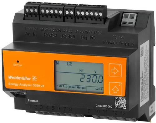 Weidmüller ENERGY ANALYSER D550-24 Digitales Einbaumessgerät von Weidmüller