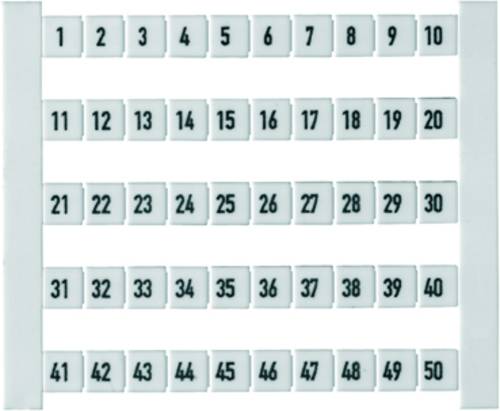 Weidmüller Klemmenmarkierer DEK 5 FWZ L1-PE 354361187-500 Weiß 500St. Weidmüller Klemmenmarkierer DEK 5 FWZ L1-PE 354361187-500 Weiß 500St. von Weidmüller
