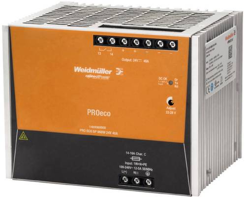 Weidmüller PRO ECO 240W 48V 5A Schaltnetzgerät 48 V/DC 5A 240W Inhalt 1St. von Weidmüller