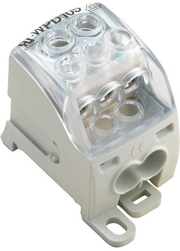 Weidmüller Phasenverteilerblock WPD 105 1x35+1x16/2x25+3x16 GY 1562170000 Grau, Transparent 1St. von Weidmüller