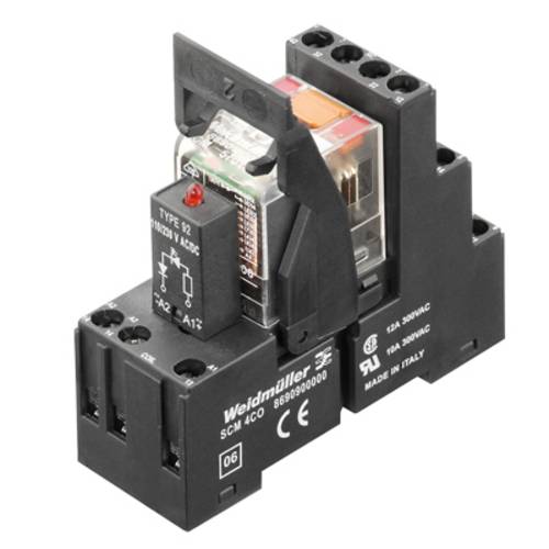 Weidmüller RCMKIT 24VDC 4CO LED GN Relaisbaustein Nennspannung: 24 V/DC Schaltstrom (max.): 6A 4 We von Weidmüller