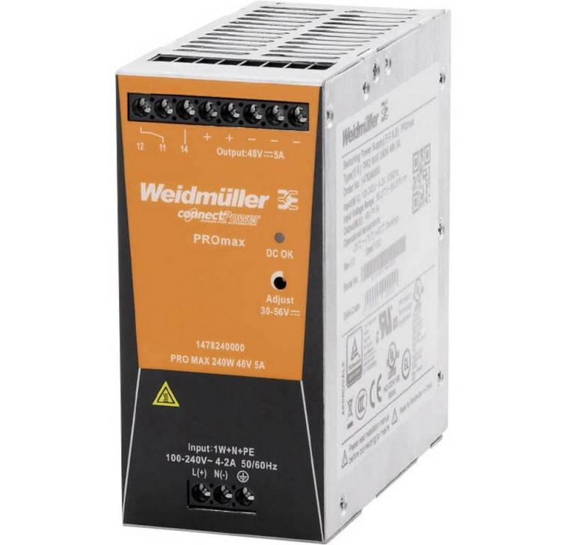 Weidmüller Schaltnetzgerät PROmax 1-phasig Hutschienen-Netzteil von Weidmüller