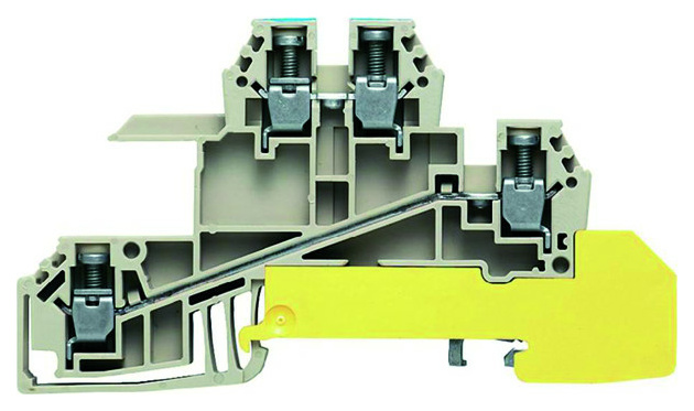 Weidmüller WDL 2.5/N/L/PE Dreileiter Klemme von Weidmüller