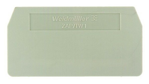 Weidmüller ZAP/TW 1 Abschlussplatte Weidmüller ZAP/TW 1 Abschlussplatte von Weidmüller