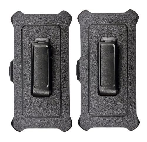 Ersatz-Gürtelclip-Holster für OtterBox Defender Series Hülle Apple iPhone 15, iPhone 15 Pro (6,1 Zoll), 2 Stück von Weifan
