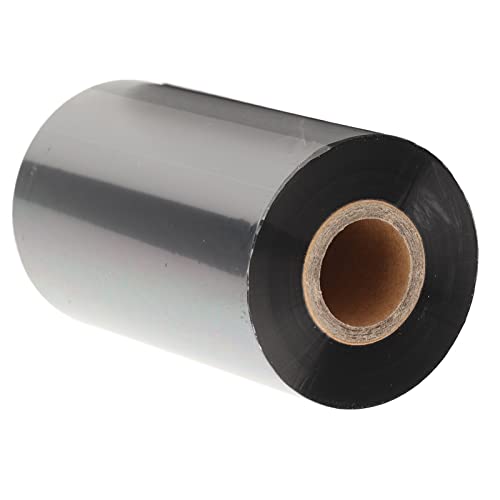 Drucker-Farbbandrolle, gemischtes Material, schwarz, antistatisch, robust, Thermotransferband für Etiketten von Weikeya