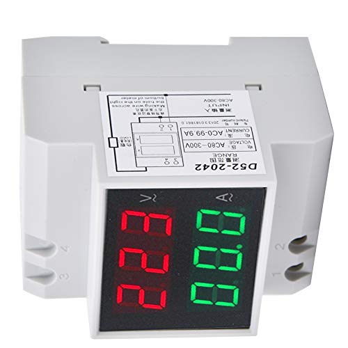 Gleichzeitige Spannungs-Ampere-Meter, AC80-300V aus Kunststoff D52-2042 LED Digitalrohr von Weikeya