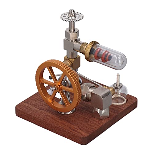 Stirling-Generator, Stirling-Motor mit einstellbarer Geschwindigkeit, einfach zu bedienen für mechanisches Lernen von Weikeya