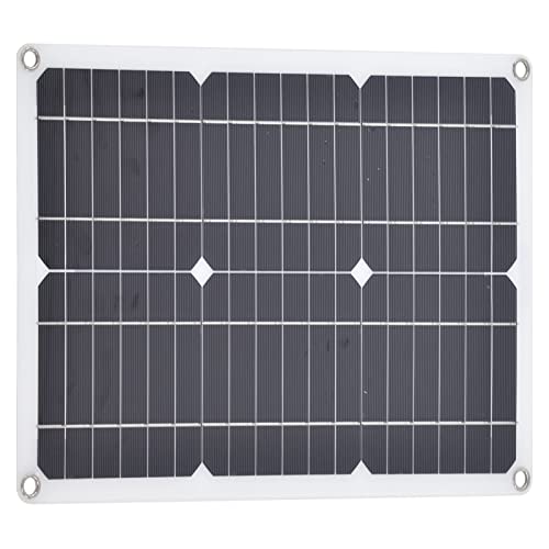 Weikeya Solarpanel-Ladegerät, Solarpanel 42 x 28 cm/16,5 x 11,0 Zoll, monokristallines Silizium mit 10-A-Controller für Schiffe von Weikeya
