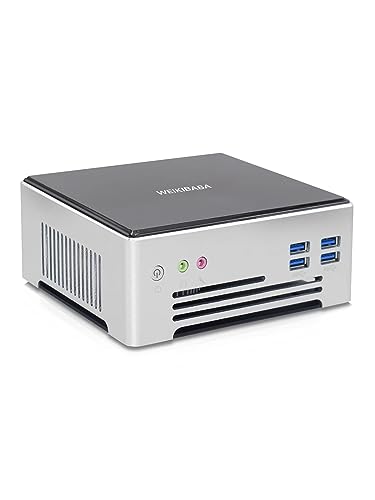 Weikibaba Mini Computer Windows 10 Pro 64GB DDR4 RAM 512GB NVME SSD,Mini PC 2 NIC Core I9 10880H,Mini Desktop Computer HDMI DP Dual Band WI-FI BT 4.2 von Weikibaba