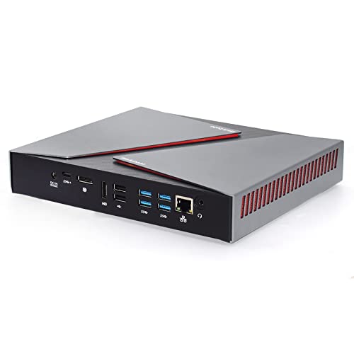 Weikibaba Mini PC Windows 11 Core i7 9750H,Mini Computer Gaming GeForce GTX 1650,Mini Desktop PC 32GB RAM DDR4, 512G NVME SSD, HDMI DP Type-C WiFi 6 von Weikibaba