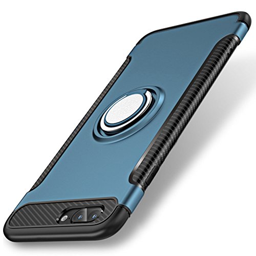 Für Apple iPhone X Case 5.8 Zoll Polycarbonat TPU Hybrid Ultradünn Rückseite Abdeckung für die Haut klar Rückseite stoßfest Kreativer Ring Auto Telefon Case für Männer Frauen Blau für iPhone 8 Plus Für Apple iPhone X Case 5.8 Zoll Polycarbonat TPU Hybrid Ultradünn Rückseite Abdeckung für die Haut klar Rückseite stoßfest Kreativer Ring Auto Telefon Case für Männer Frauen Blau für iPhone 8 Plus von Weimostar
