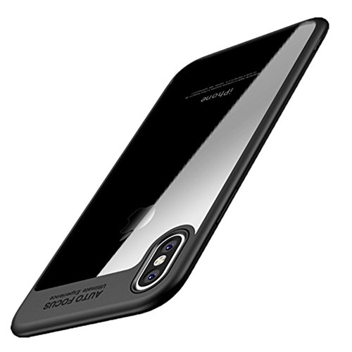 Schutzhülle für Apple iPhone X, 14,7 cm (5,8 Zoll), Polycarbonat, TPU, Hybrid, ultradünn, transparent, stoßfest rot rot für iPhone X von Weimostar