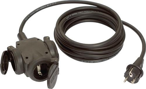 WeingÄrtner Schutzkontaktverlängerung 16 A 230 V 3x1,5mm² 10m H07RN-F 02135 von WeingÄrtner