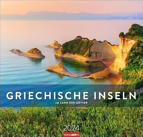 Griechische Inseln Kalender 2024. Großer Wandkalender mit Urlaubsflair: Fotos beliebter griechischer Inseln in einem Fotokalender im Großformat. Griechenland-Kalender: Im Land der Götter von Weingarten in Athesia Kalenderverlag GmbH