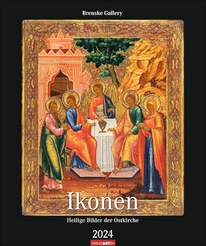 Ikonen Kalender 2024. Heilige Bilder der Ostkirche. Hochwertiger Wandkalender mit Meisterwerken der griechischen und russischen Ikonenmalerei. Großer ... cm Hochformat: Heilige Bilder der Ostkirche von Harenberg u.Weingarten