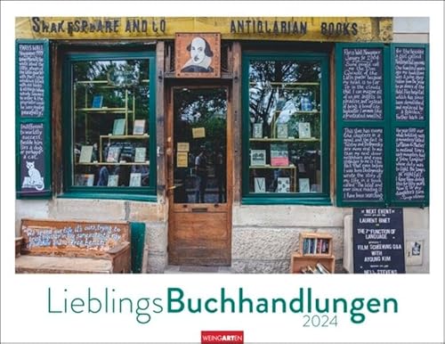 Lieblings-Buchhandlungen Kalender 2024. Fotokalender mit Aufnahmen der schönsten Buchhandlungen. Großartiges Geschenk für Buchliebhaber! Jahres-Wandkalender 2024 im Format 34 x 44 cm. Lieblings-Buchhandlungen Kalender 2024. Fotokalender mit Aufnahmen der schönsten Buchhandlungen. Großartiges Geschenk für Buchliebhaber! Jahres-Wandkalender 2024 im Format 34 x 44 cm. von Weingarten in Athesia Kalenderverlag GmbH