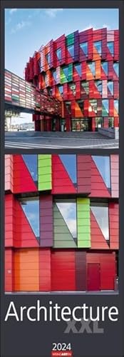 Architecture XXL - Kalender 2024 - Fotokalender im Vertikalformat - Weingarten-Verlag - Wandkalender mit wundervoller Architektur Fotos - 34 cm x 98 cm von Weingarten