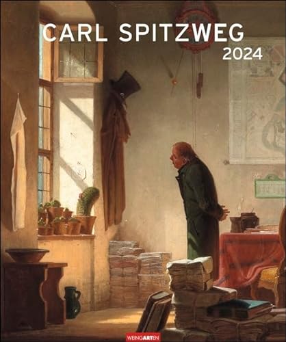 Carl Spitzweg - Kalender 2024 - Weingarten-Verlag - Kunstkalender mit romantischen Meisterwerken - 46 cm x 55 cm von Weingarten
