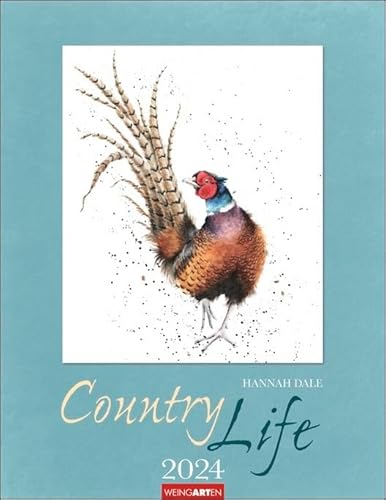 Country Life - Kalender 2024 - Weingarten-Verlag - Wandkalender mit bezaubernden Illustrationen - 34 cm x 44 cm von Weingarten