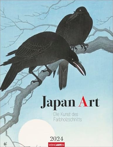 Japan Art - Kalender 2024 - Weingarten-Verlag - Wandkalender mit traditionellen japanischen Holzschnitten in Spitzenqualität - 34 cm x 44 cm von Weingarten
