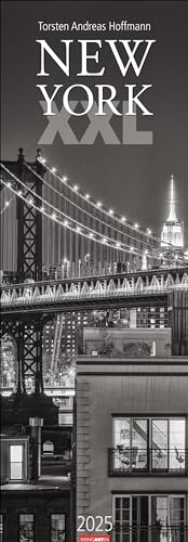New York XXL Kalender 2025: Reise-Kalender mit 12 atemberaubenden Fotografien gigantischer Häuserschluchten und Wolkenkratzer. Langer Wandkalender ... x 98 cm Hochformat (Reisekalender Weingarten) von Weingarten