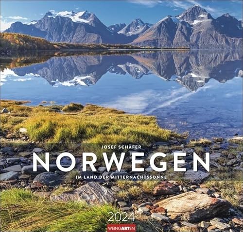 Norwegen - Im Land der Mitternachtssonne - Kalender 2024 - Weingarten-Verlag - Fotokalender - Wandkalender mit fantastischen Landschaftsfotos - 48 cm x 46 cm von Weingarten