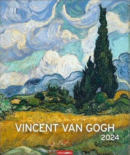 Vincent van Gogh Edition Kalender 2024. Kunstvoller Wandkalender mit den ausdrucksstarken Gemälden des berühmten Künstlers. Großer Kunst-Kalender 2024. 46x55 cm. Hochformat von Weingarten