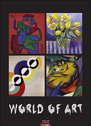 World of Art - Kalender 2020 - Weingarten-Verlag - Kunstkalender - Wandkalender - 49 cm x 68 cm von Weingarten