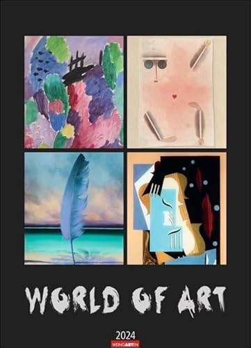 World of Art - Kalender 2024 - Weingarten-Verlag - Kunstkalender - 49 cm x 68 cm von Weingarten