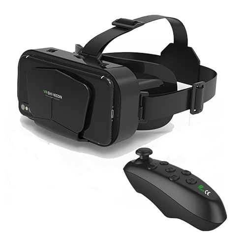 VR Brille Handy Virtual Reality mit Fernbedienung, 3D VR-Brille Erleben Sie Spiele und 360 Grad Filme, Ideal für Smart Phone 5~7 inc VR Brille Handy Virtual Reality mit Fernbedienung, 3D VR-Brille Erleben Sie Spiele und 360 Grad Filme, Ideal für Smart Phone 5~7 inc von Weinsamkeit