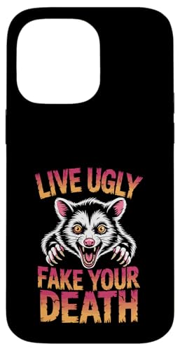 Feral Design Opossum Live Ugly Fake Your Death Opossum Hülle für iPhone 14 Pro Max Feral Design Opossum Live Ugly Fake Your Death Opossum Hülle für iPhone 14 Pro Max von Weird Possum Designs