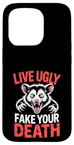 Feral Design Opossum Live Ugly Fake Your Death Opossum Hülle für iPhone 15 Pro Feral Design Opossum Live Ugly Fake Your Death Opossum Hülle für iPhone 15 Pro von Weird Possum Designs