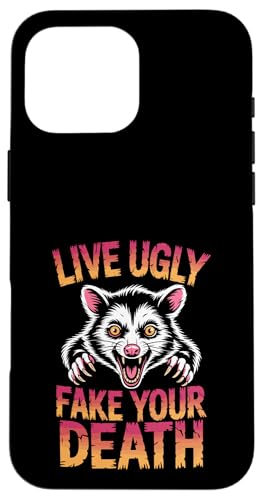 Feral Design Opossum Live Ugly Fake Your Death Opossum Hülle für iPhone 16 Pro Max Feral Design Opossum Live Ugly Fake Your Death Opossum Hülle für iPhone 16 Pro Max von Weird Possum Designs