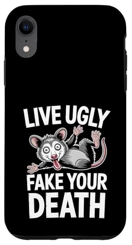 Feral Design Opossum Live Ugly Fake Your Death Opossum Hülle für iPhone XR Feral Design Opossum Live Ugly Fake Your Death Opossum Hülle für iPhone XR von Weird Possum Designs