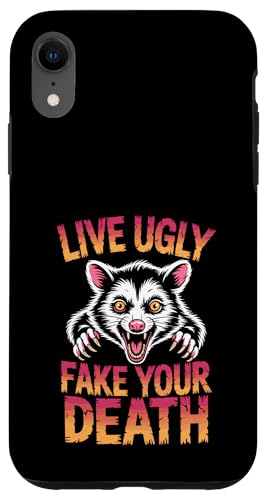 Feral Design Opossum Live Ugly Fake Your Death Opossum Hülle für iPhone XR Feral Design Opossum Live Ugly Fake Your Death Opossum Hülle für iPhone XR von Weird Possum Designs