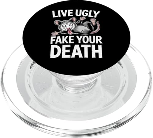 Feral Design Opossum Live Ugly Fake Your Death Opossum PopSockets PopGrip für MagSafe Feral Design Opossum Live Ugly Fake Your Death Opossum PopSockets PopGrip für MagSafe von Weird Possum Designs