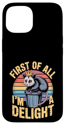 Feral Design Opossum Opossum Hülle für iPhone 15 Feral Design Opossum Opossum Hülle für iPhone 15 von Weird Possum Designs