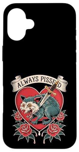 Feral Design Opossum Opossum Hülle für iPhone 16 Plus Feral Design Opossum Opossum Hülle für iPhone 16 Plus von Weird Possum Designs