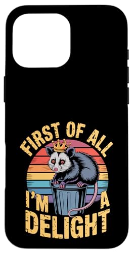 Feral Design Opossum Opossum Hülle für iPhone 16 Pro Max Feral Design Opossum Opossum Hülle für iPhone 16 Pro Max von Weird Possum Designs