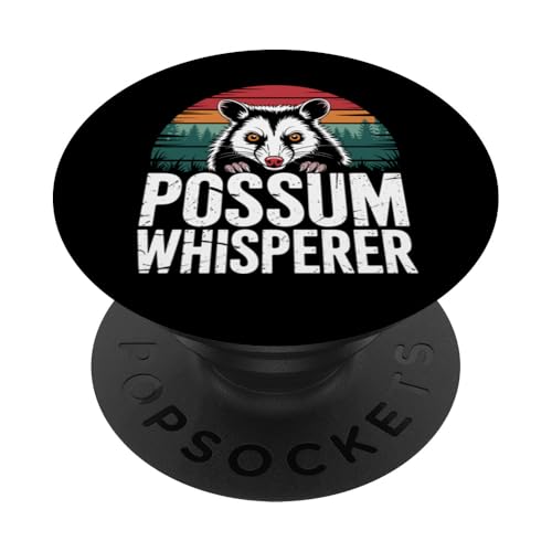 Feral Design Opossum Opossum PopSockets Klebender PopGrip Feral Design Opossum Opossum PopSockets Klebender PopGrip von Weird Possum Designs