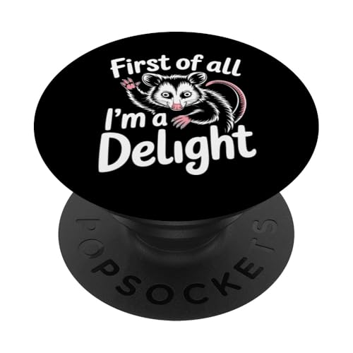Feral Design Opossum Opossum PopSockets Klebender PopGrip Feral Design Opossum Opossum PopSockets Klebender PopGrip von Weird Possum Designs