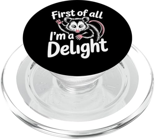 Feral Design Opossum Opossum PopSockets PopGrip für MagSafe Feral Design Opossum Opossum PopSockets PopGrip für MagSafe von Weird Possum Designs