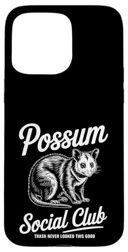 Feral Design Opossum Opossum Social Club Hülle für iPhone 15 Pro Max Feral Design Opossum Opossum Social Club Hülle für iPhone 15 Pro Max von Weird Possum Designs