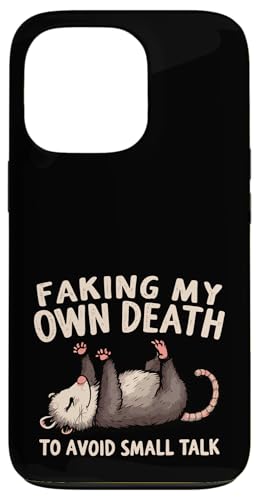 Feral Small Talk Anti Social Design Opossum Opossum Hülle für iPhone 13 Pro Feral Small Talk Anti Social Design Opossum Opossum Hülle für iPhone 13 Pro von Weird Possum Designs