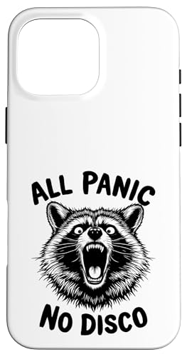 Feral All Panic No Disco Waschbär Waschbär Hülle für iPhone 16 Pro Max Feral All Panic No Disco Waschbär Waschbär Hülle für iPhone 16 Pro Max von Weird Raccoon Designs